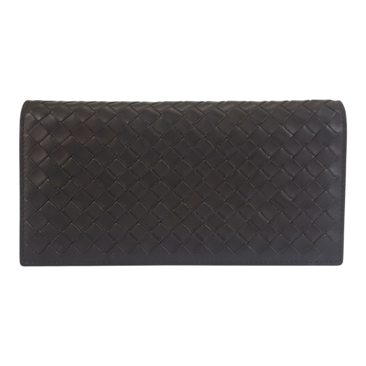 24330
BOTTEGAVENETA ボッテガヴェネタ イントレチャート ブラウン レザー V4651 長財布 ロングウォレット メンズ A28