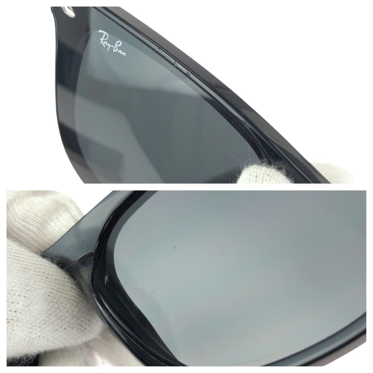 24331
Ray-Ban レイバン ブラック 黒 シルバー金具 プラスチック RB4391D 601/87 65□18 145 3N サングラス メガネ 男女兼用 スクエア メンズ A14