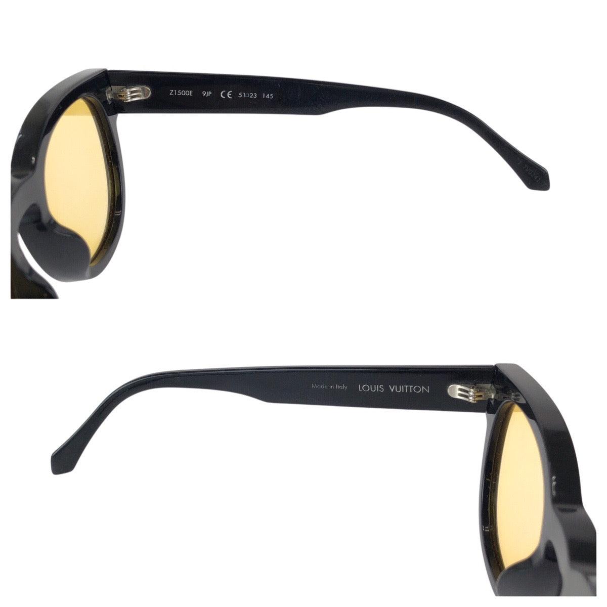 24332
LOUIS VUITTON ルイヴィトン LVエスケイプ ラウンド ブラック イエロー シルバー金具 プラスチック / メタル Z1500E 9JP 51□23 145 サングラス メガネ 男女兼用 ラウンド メンズ ABP24
