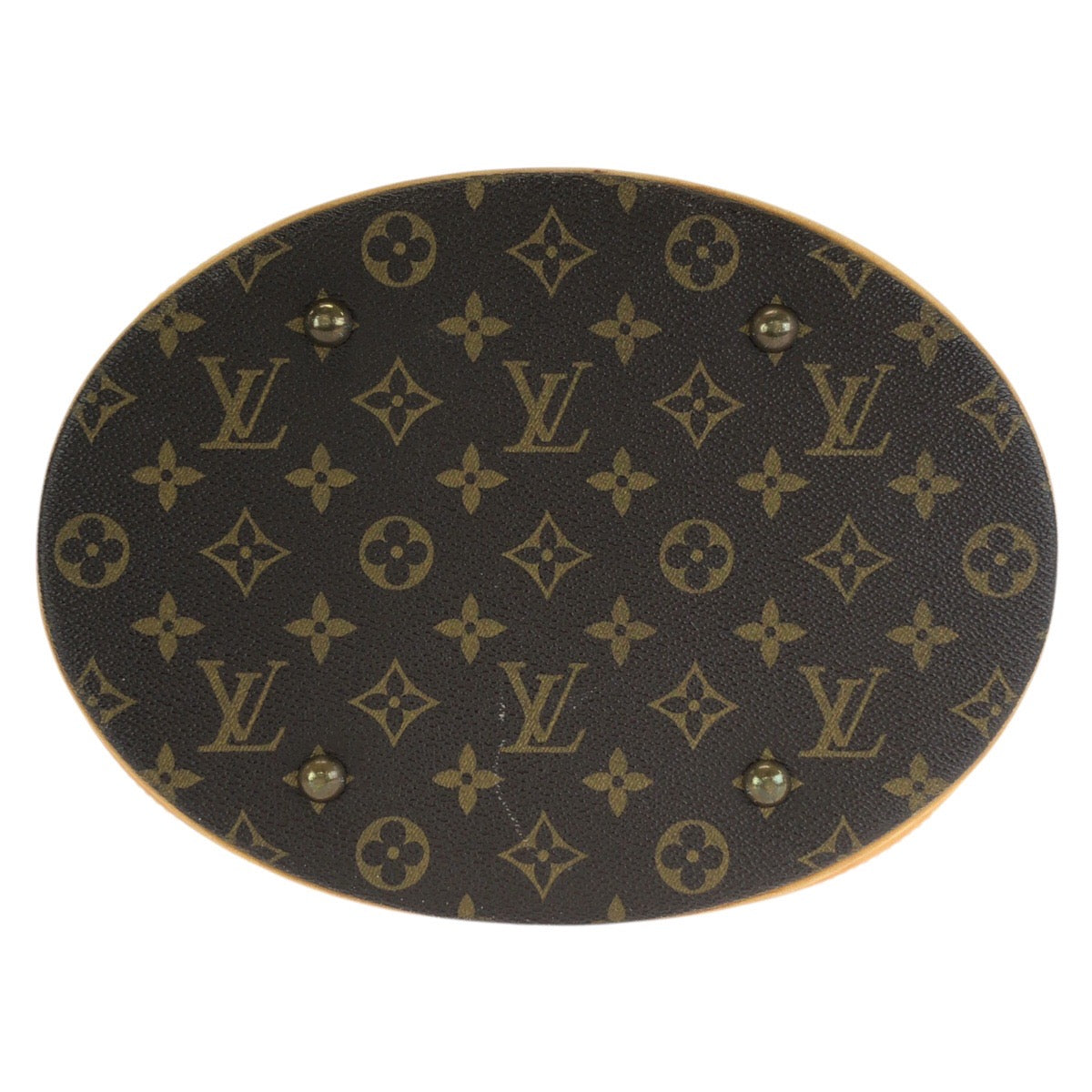 24344
LOUIS VUITTON ルイヴィトン モノグラム バケットGM ブラウン ゴールド金具 PVC / レザー M42236 ショルダーバッグ トートバッグ レディース B28