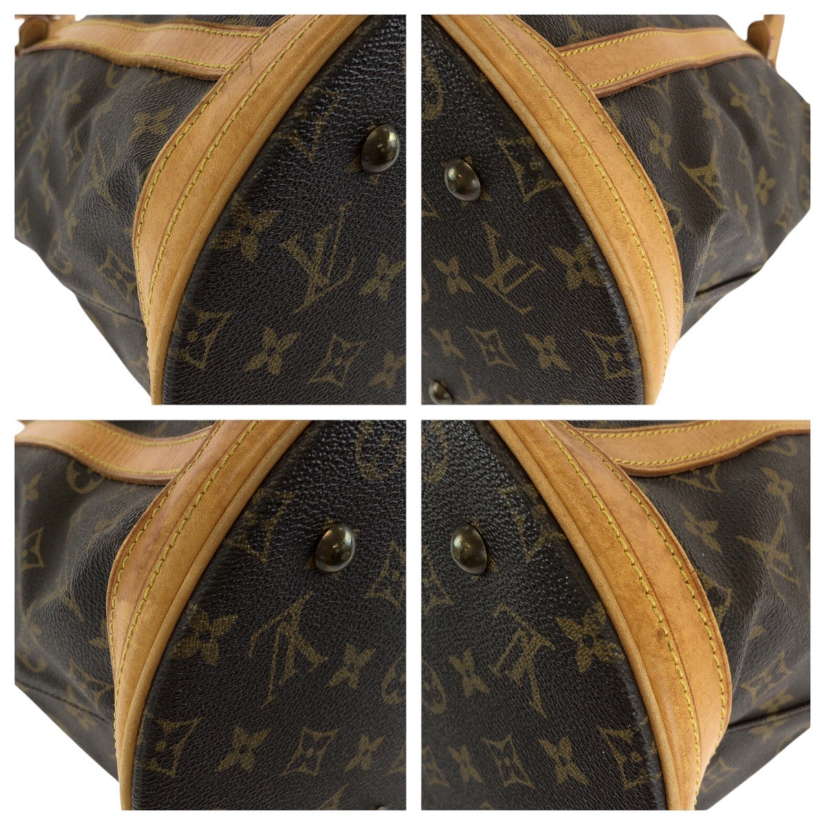 24344
LOUIS VUITTON ルイヴィトン モノグラム バケットGM ブラウン ゴールド金具 PVC / レザー M42236 ショルダーバッグ トートバッグ レディース B28