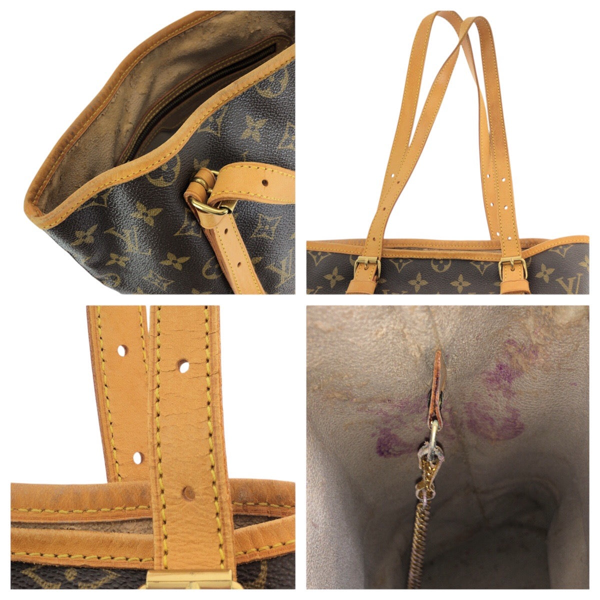 24344
LOUIS VUITTON ルイヴィトン モノグラム バケットGM ブラウン ゴールド金具 PVC / レザー M42236 ショルダーバッグ トートバッグ レディース B28