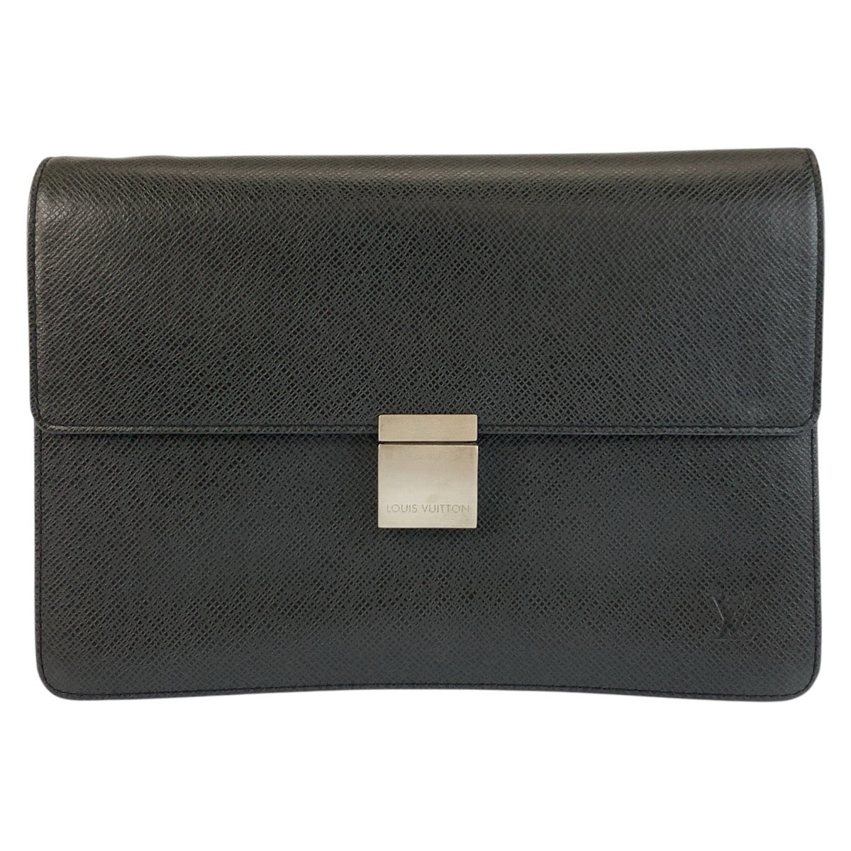 24345
LOUIS VUITTON ルイヴィトン タイガ セレンガ ブラック 黒 シルバー金具 レザー M30782 クラッチバッグ セカンドバッグ メンズ AB22
