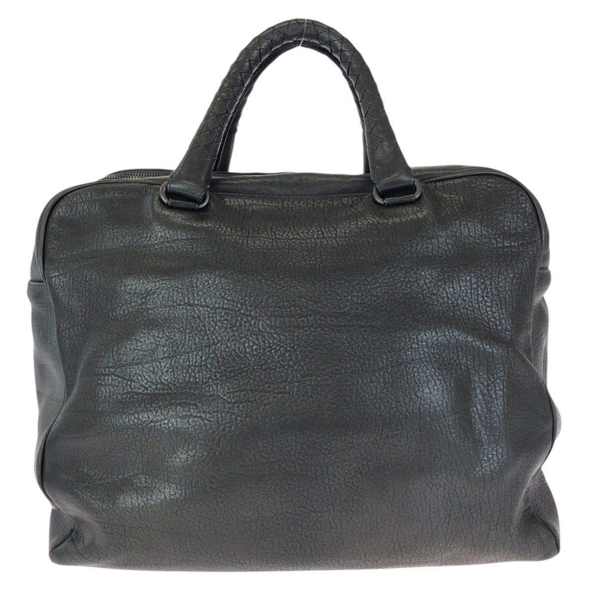 24348
BOTTEGAVENETA ボッテガヴェネタ イントレチャート ブラック 黒 ガンメタ金具 レザー 245164 ビジネスバッグ ブリーフケース メンズ AB35