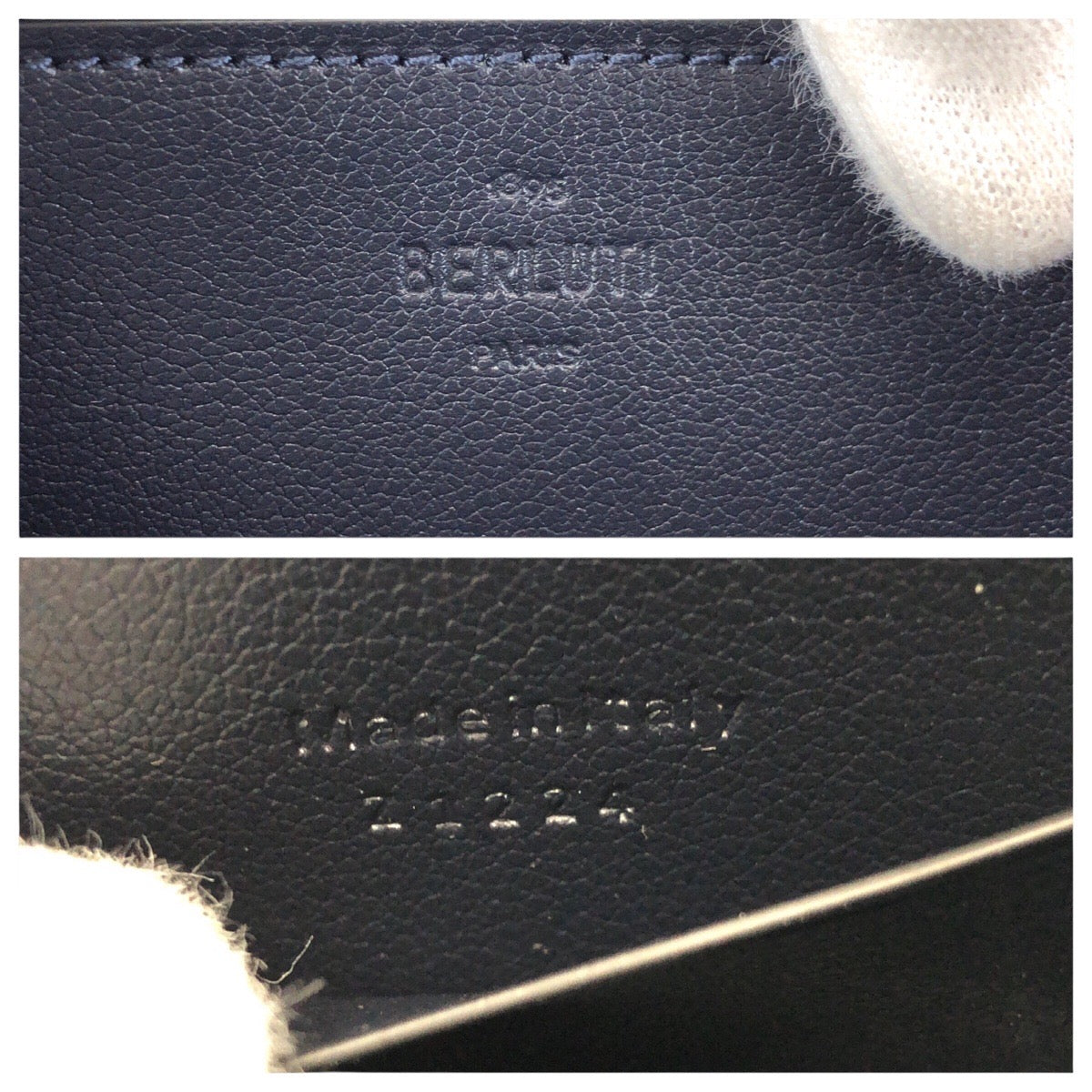 24350
Berluti ベルルッティ カリグラフィ 新型 イタウバ ネイビー シルバー金具 レザー 長財布 ラウンドファスナー メンズ A100