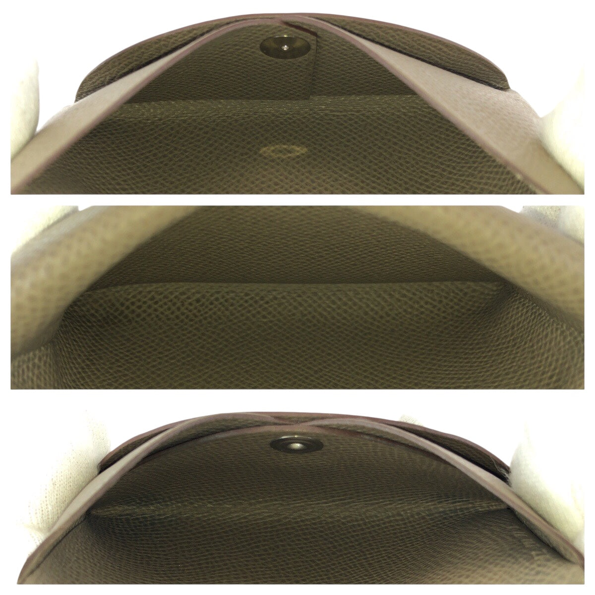 24353
HERMES エルメス カルヴィ デュオ エトゥープ グレージュ シルバー金具 シェーブル カードケース 名刺入れ コインケース W刻印 レディース ABP42