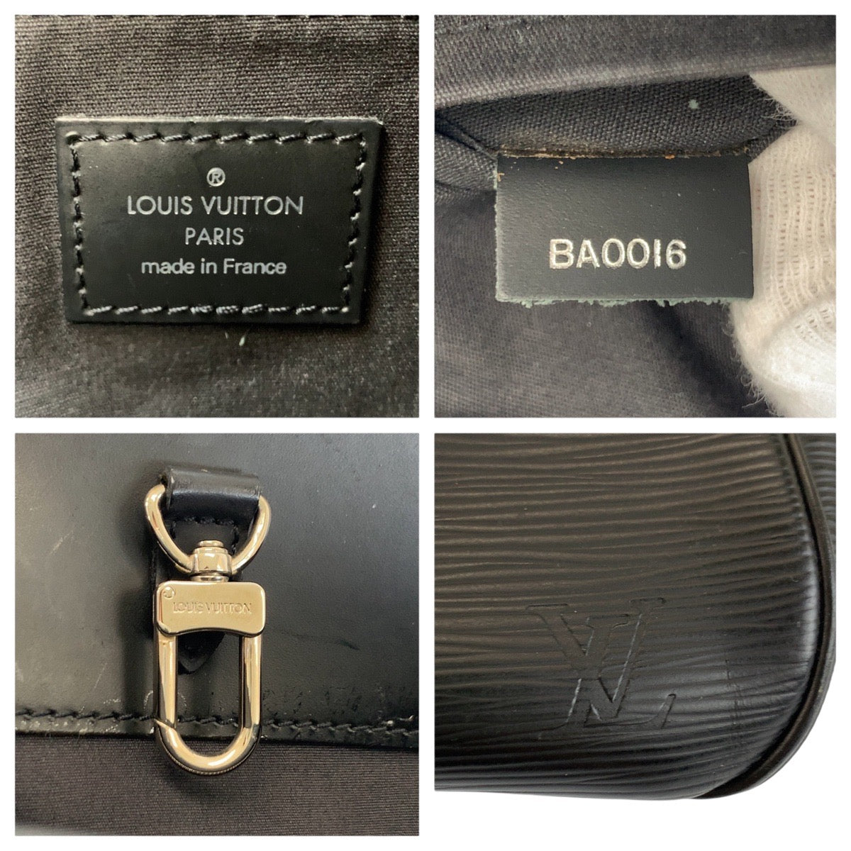 24355
LOUIS VUITTON ルイヴィトン エピ パッシィPM ノワール ブラック シルバー金具 レザー M59262 ハンドバッグ トートバッグ レディース AB56