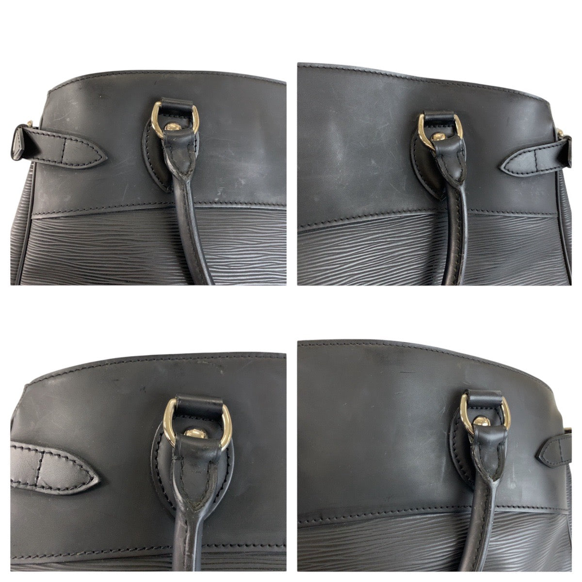 24355
LOUIS VUITTON ルイヴィトン エピ パッシィPM ノワール ブラック シルバー金具 レザー M59262 ハンドバッグ トートバッグ レディース AB56