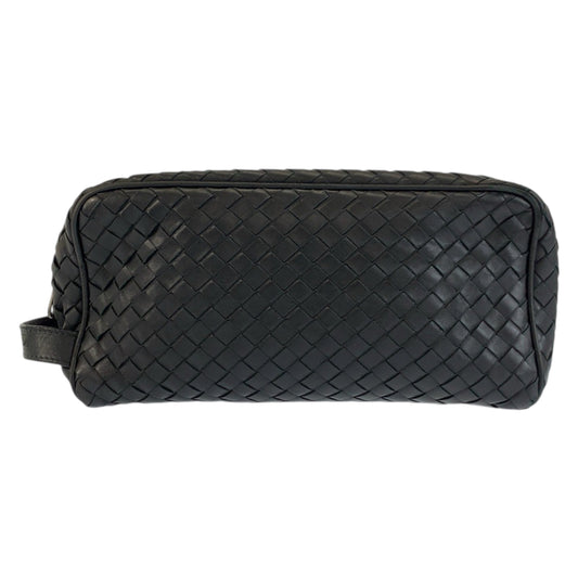 24357
BOTTEGAVENETA ボッテガヴェネタ イントレチャート ブラック 黒 レザー V4651 クラッチバッグ セカンドバッグ メンズ AB35