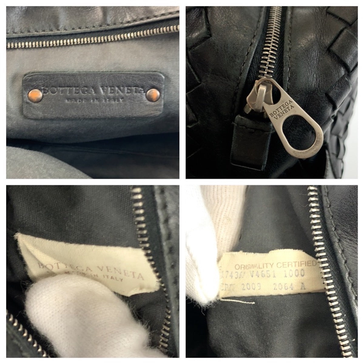 24357
BOTTEGAVENETA ボッテガヴェネタ イントレチャート ブラック 黒 レザー V4651 クラッチバッグ セカンドバッグ メンズ AB35