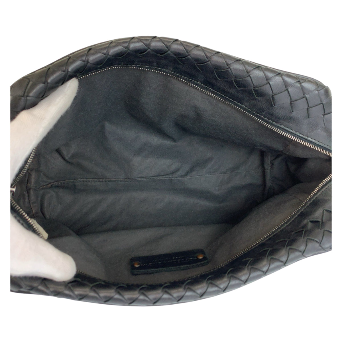 24357
BOTTEGAVENETA ボッテガヴェネタ イントレチャート ブラック 黒 レザー V4651 クラッチバッグ セカンドバッグ メンズ AB35