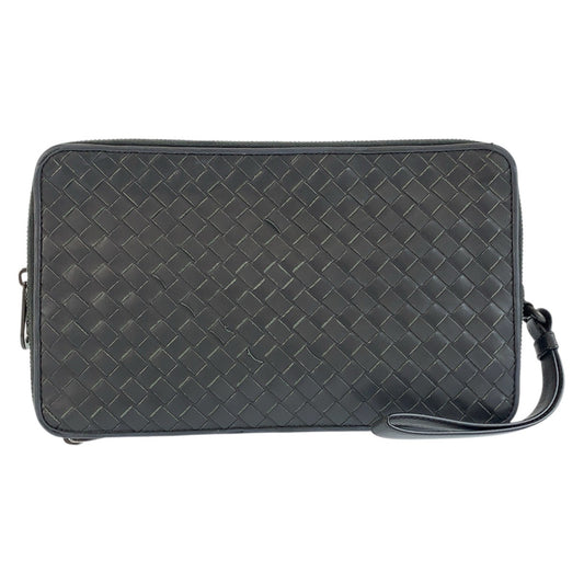 24359
BOTTEGAVENETA ボッテガヴェネタ イントレチャート グレー レザー B03066889Y クラッチバッグ セカンドバッグ メンズ AB30