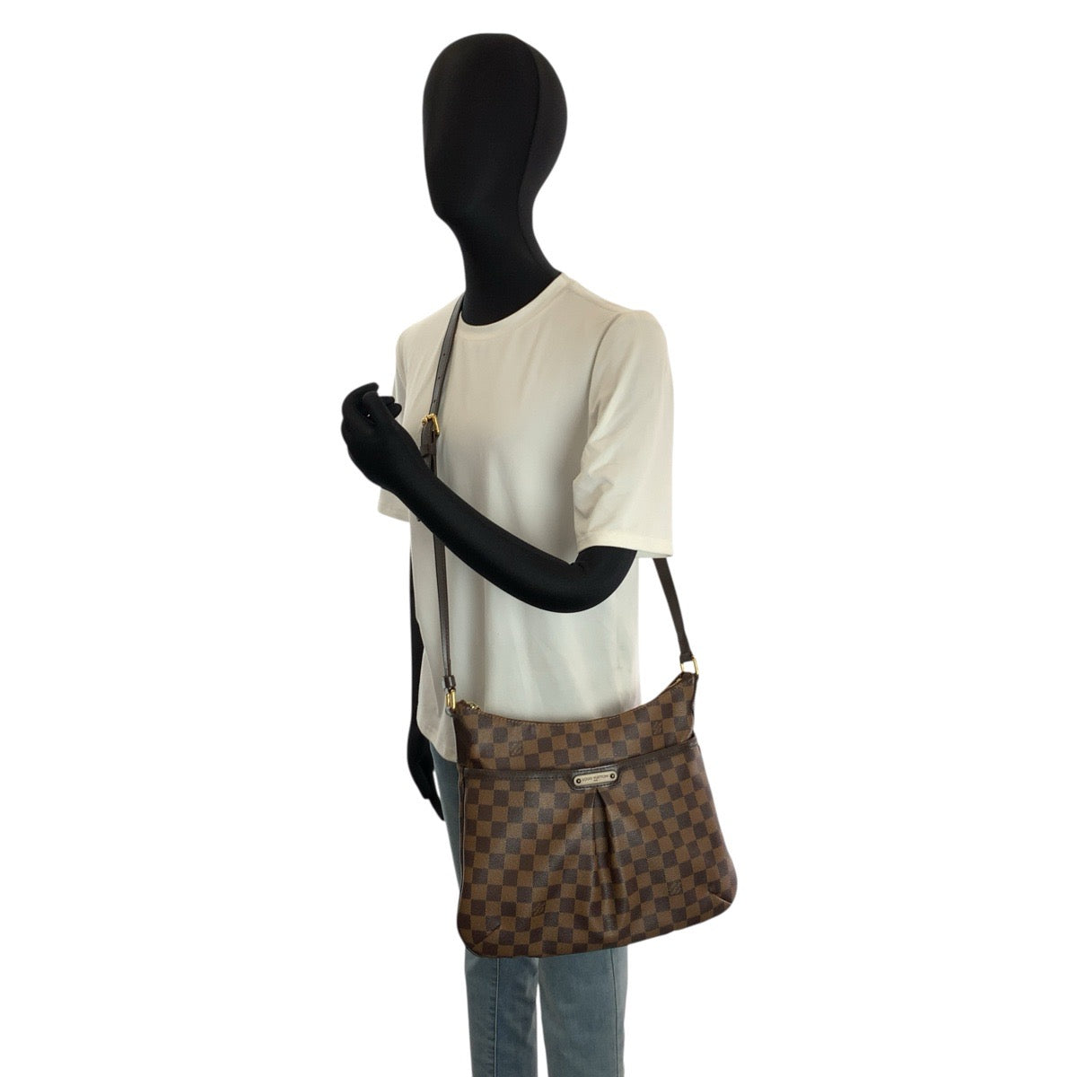 24360
LOUIS VUITTON ルイヴィトン ダミエ ブルームズベリPM ブラウン ゴールド金具 PVC N42251 ショルダーバッグ メッセンジャーバッグ レディース AB58