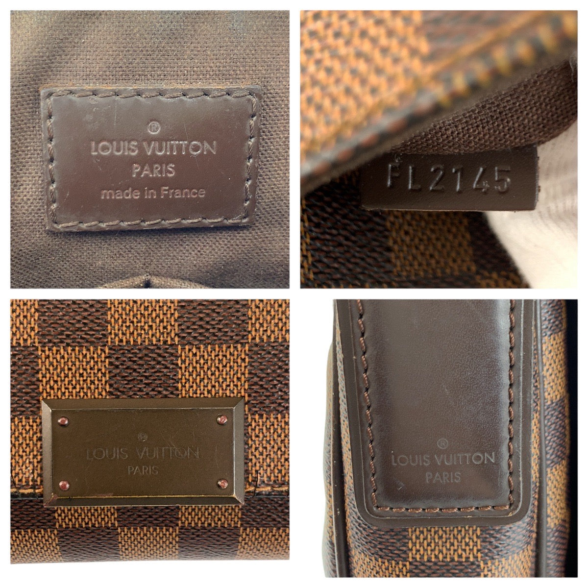 24361
LOUIS VUITTON ルイヴィトン ダミエ ディストリクトPM ブラウン PVC N41213 ショルダーバッグ ポシェット レディース B42