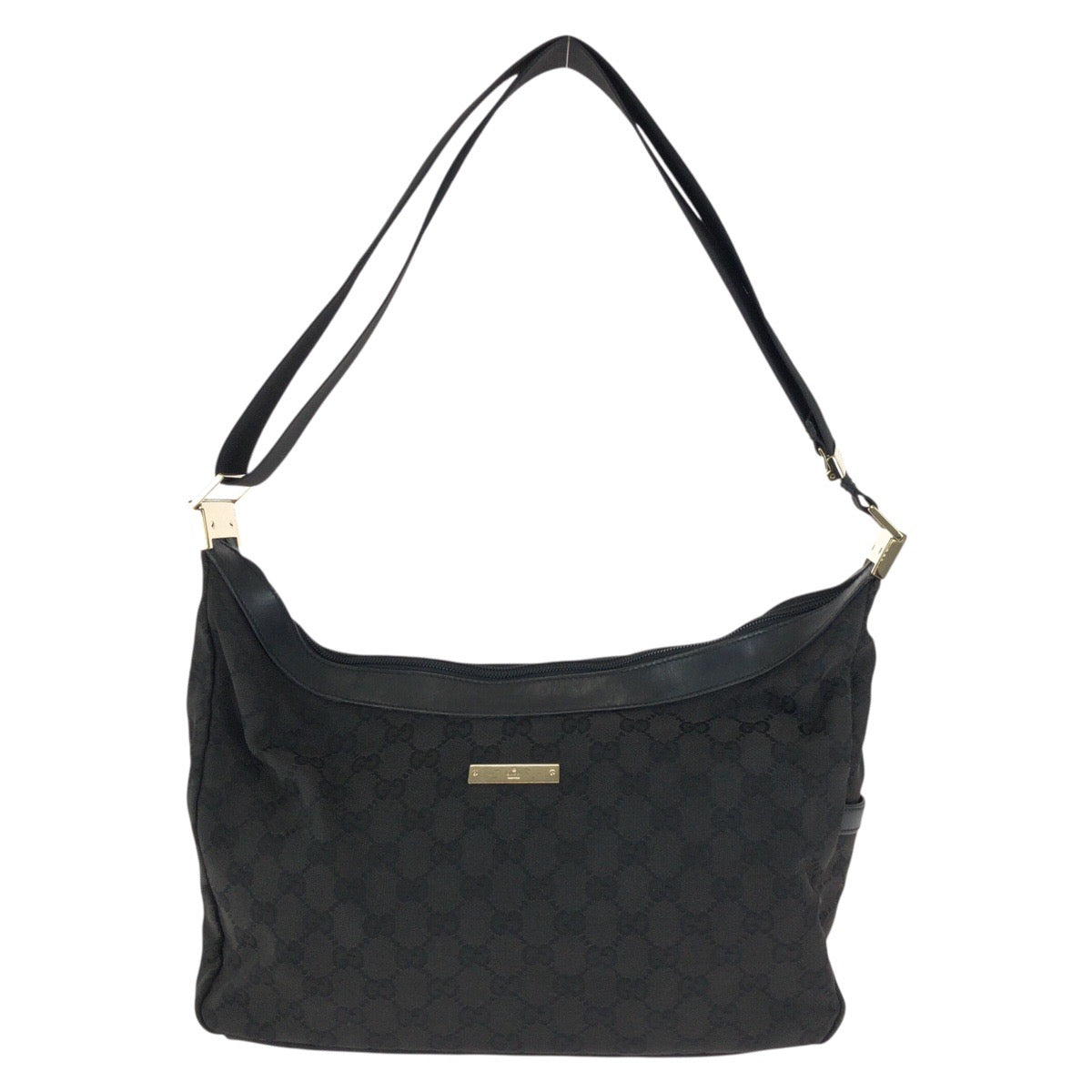 24362
GUCCI グッチ ブラック 黒 ゴールド金具 GGキャンバス / レザー 019 0432 ショルダーバッグ レディース ABP35