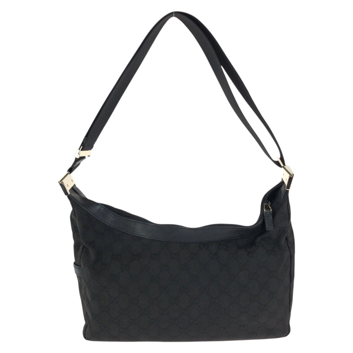 24362
GUCCI グッチ ブラック 黒 ゴールド金具 GGキャンバス / レザー 019 0432 ショルダーバッグ レディース ABP35