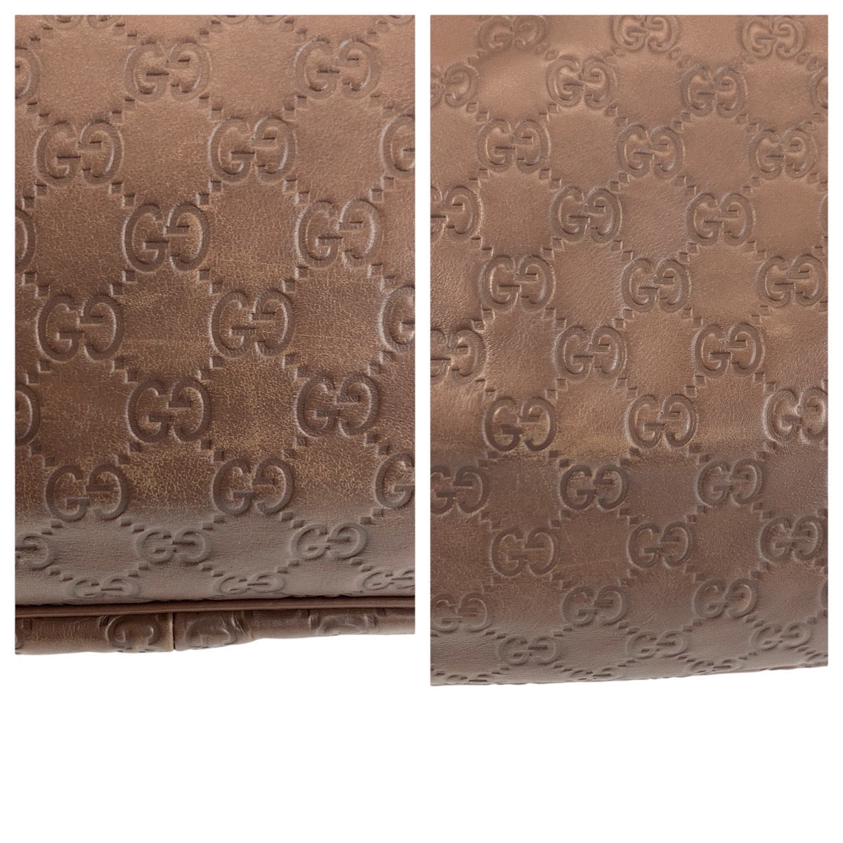 24363
GUCCI グッチ グッチシマ スーキー ブラウン ゴールド金具 レザー 296835 トートバッグ ハンドバッグ レディース AB28