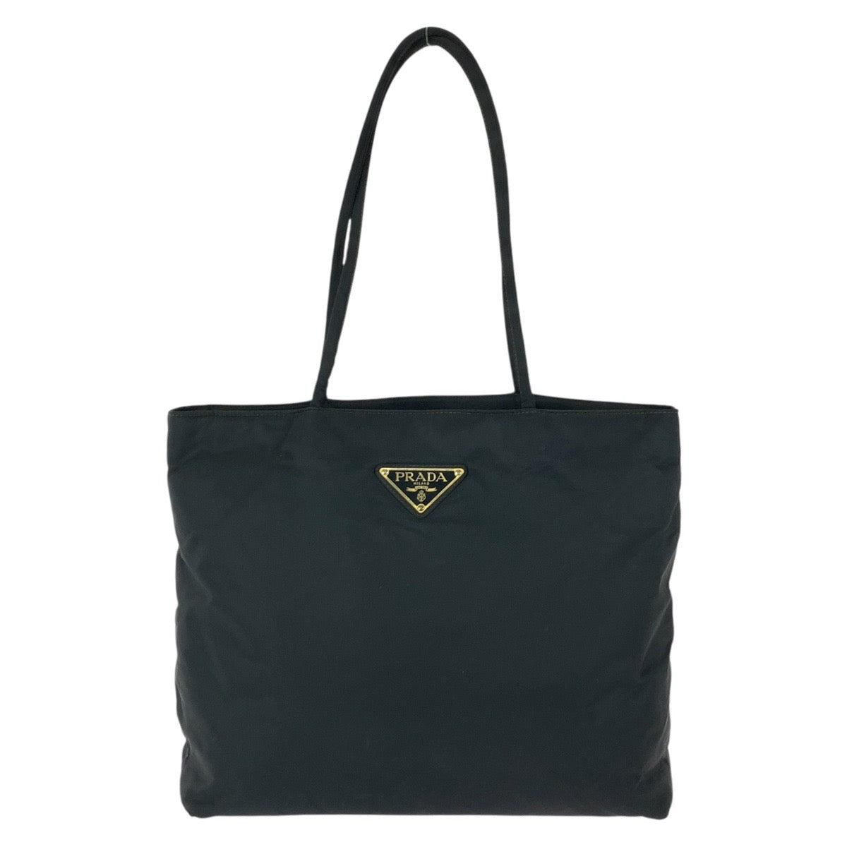 24370
PRADA プラダ テスート 三角ロゴプレート ブラック 黒 シルバー金具 ナイロン ショルダーバッグ トートバッグ レディース ABP28