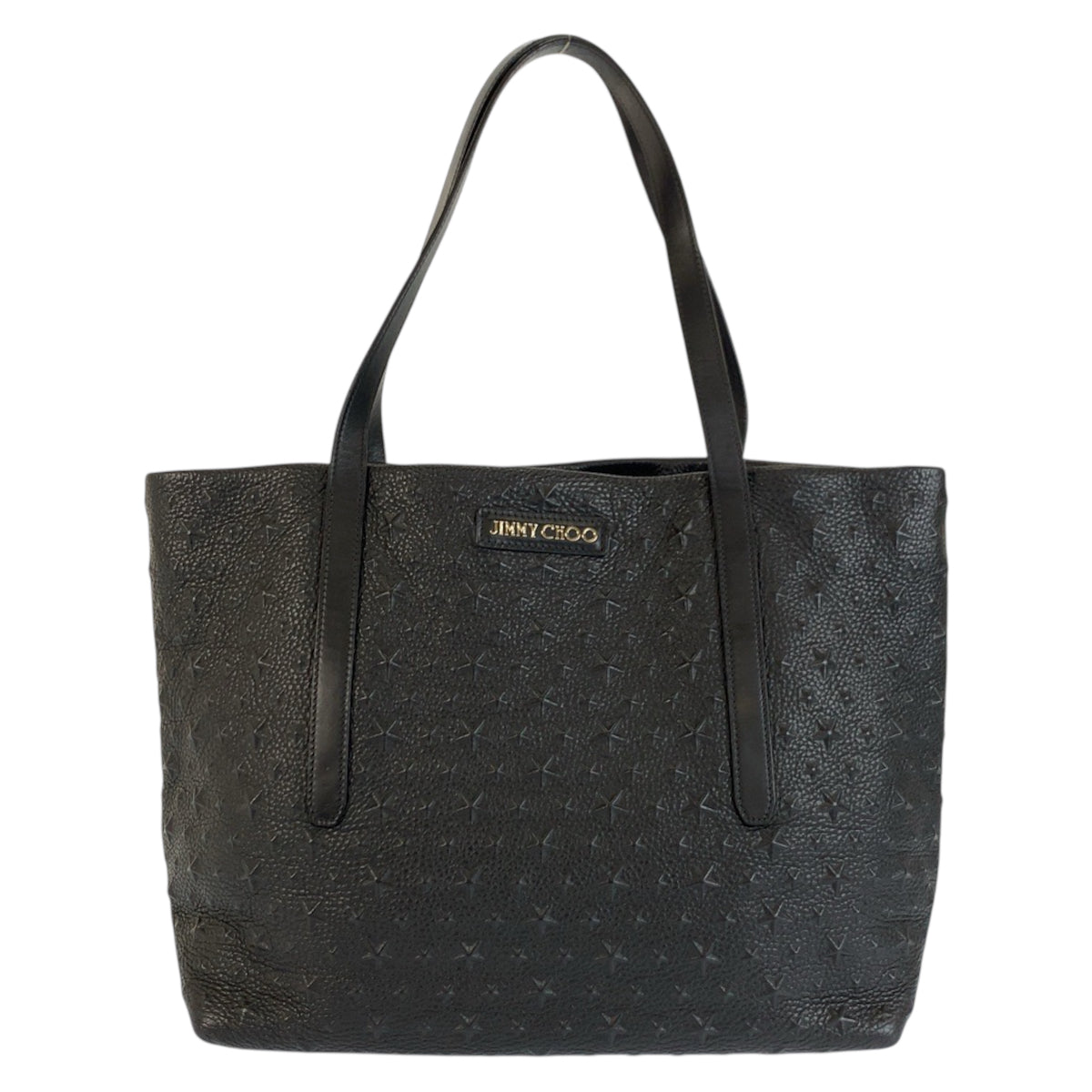 24372
JIMMY CHOO ジミーチュウ スターエンボス ソフィア ブラック 黒 ゴールド金具 レザー トートバッグ ショルダーバッグ メンズ ABP54