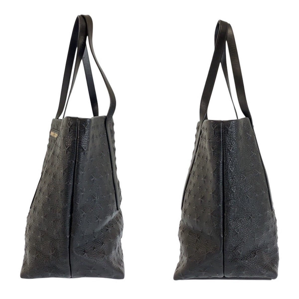 24372
JIMMY CHOO ジミーチュウ スターエンボス ソフィア ブラック 黒 ゴールド金具 レザー トートバッグ ショルダーバッグ メンズ ABP54