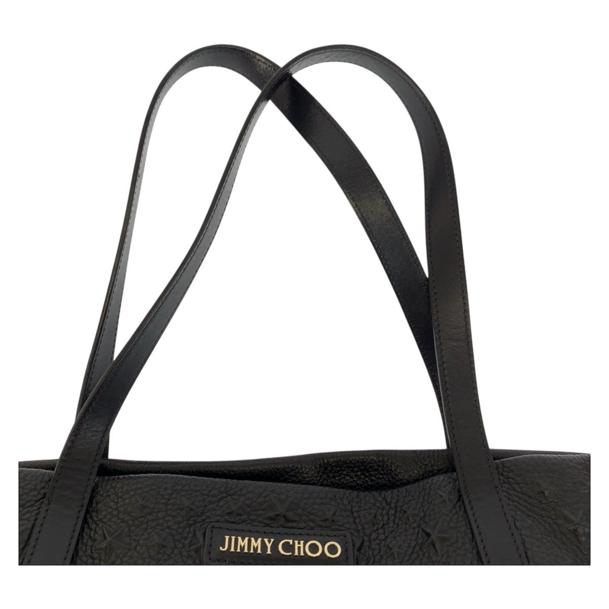 24372
JIMMY CHOO ジミーチュウ スターエンボス ソフィア ブラック 黒 ゴールド金具 レザー トートバッグ ショルダーバッグ メンズ ABP54