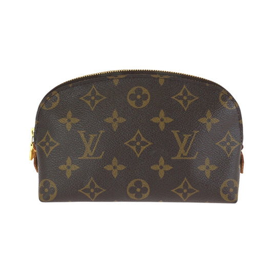 24373
LOUIS VUITTON ルイヴィトン モノグラム ポシェット コスメティック PM ブラウン ゴールド金具 PVC M47515 ポーチ メイクポーチ 小物入れ レディース AB30