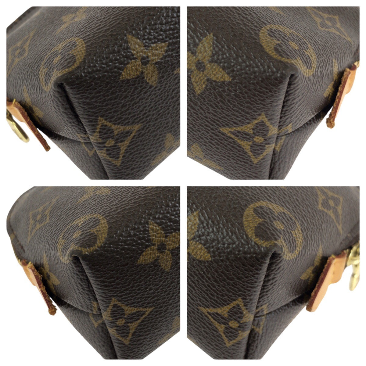 24373
LOUIS VUITTON ルイヴィトン モノグラム ポシェット コスメティック PM ブラウン ゴールド金具 PVC M47515 ポーチ メイクポーチ 小物入れ レディース AB30