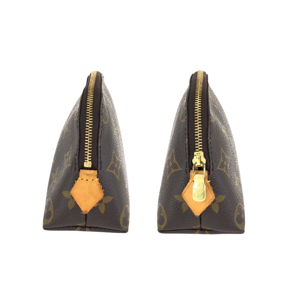 24373
LOUIS VUITTON ルイヴィトン モノグラム ポシェット コスメティック PM ブラウン ゴールド金具 PVC M47515 ポーチ メイクポーチ 小物入れ レディース AB30