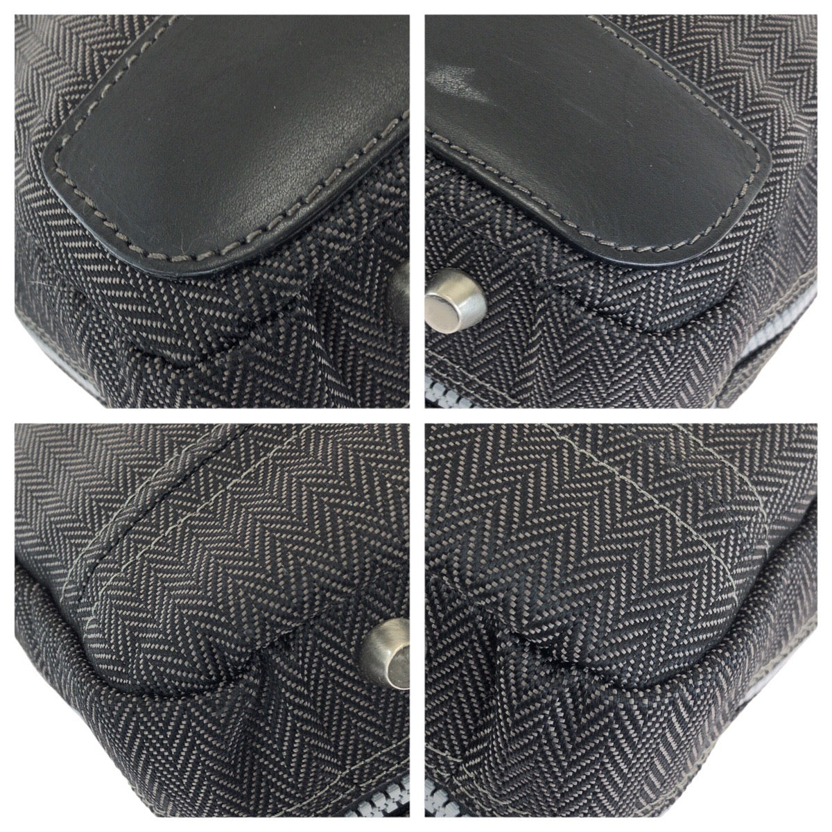 24375
Paul Smith ポール スミス ヘリンボーン ソフトコレクション ブラック 黒 シルバー金具 ポリエステル / ポリウレタン / レザー ビジネスバッグ ブリーフケース ハンドバッグ メンズ AB14