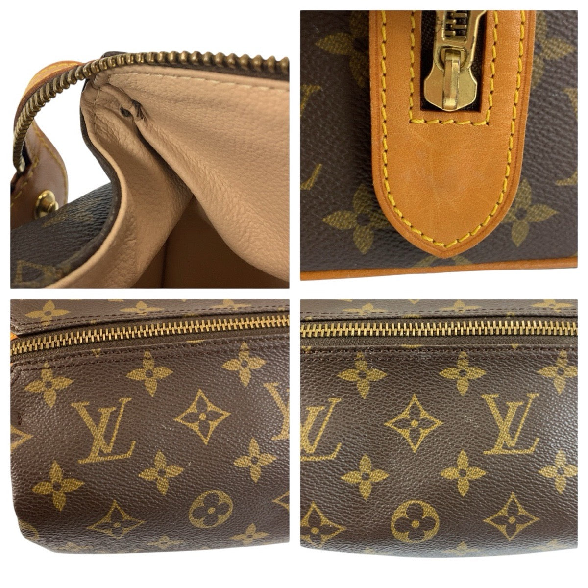 24377
LOUIS VUITTON ルイヴィトン モノグラム トゥルース パット プレシオン ブラウン ゴールド金具 PVC M47636 ポーチ マルチポーチ レディース ABP36