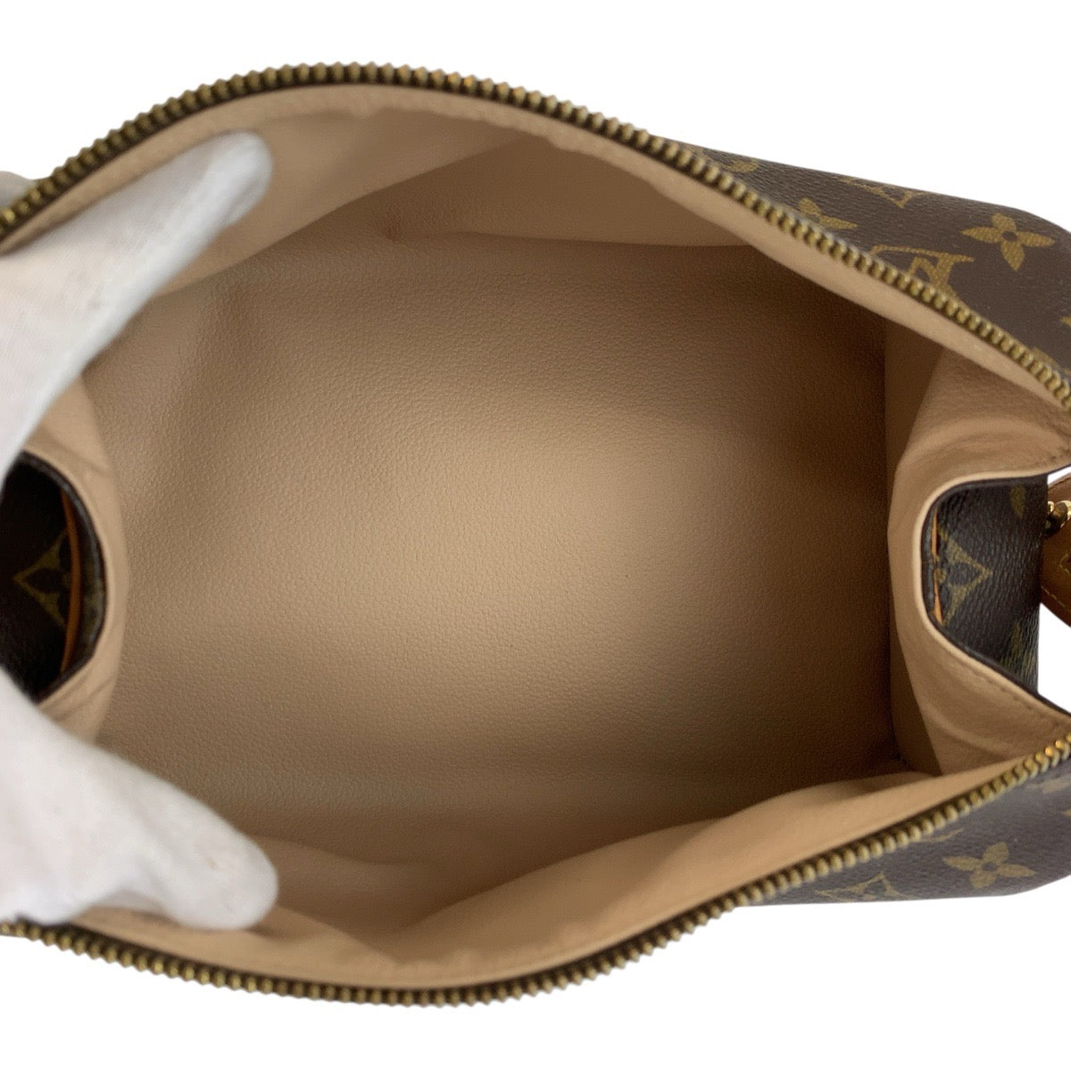 24377
LOUIS VUITTON ルイヴィトン モノグラム トゥルース パット プレシオン ブラウン ゴールド金具 PVC M47636 ポーチ マルチポーチ レディース ABP36