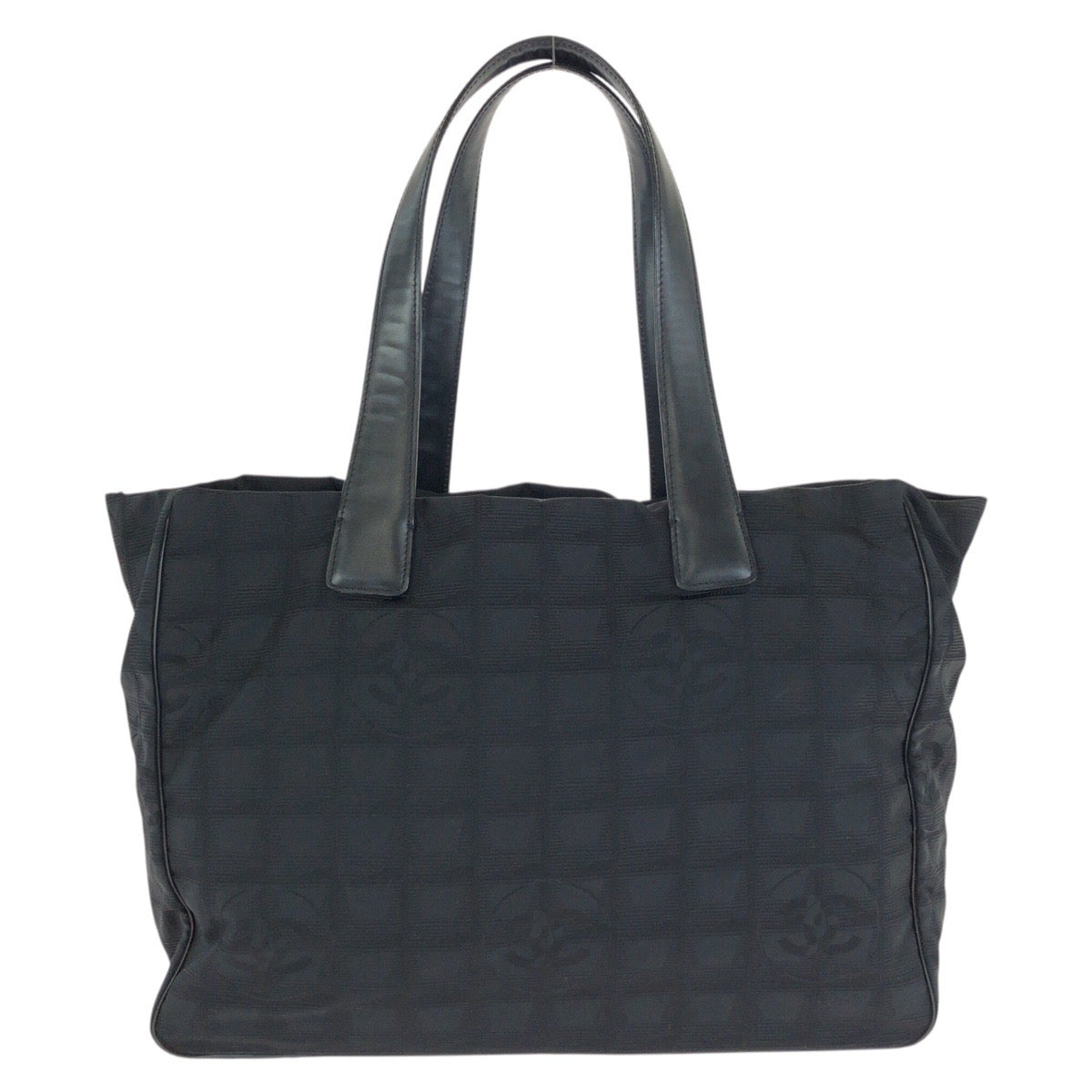 24384
CHANEL シャネル ヴィンテージ ニュートラベルラインMM ココマーク ブラック 黒 ゴールド金具 ナイロン / レザー トートバッグ ショルダーバッグ レディース ABP35