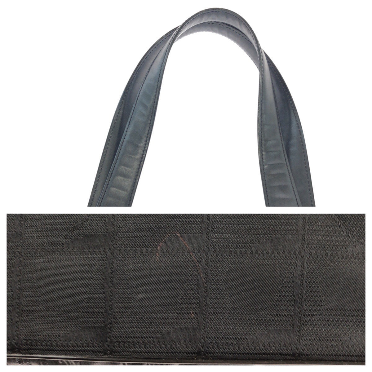 24384
CHANEL シャネル ヴィンテージ ニュートラベルラインMM ココマーク ブラック 黒 ゴールド金具 ナイロン / レザー トートバッグ ショルダーバッグ レディース ABP35