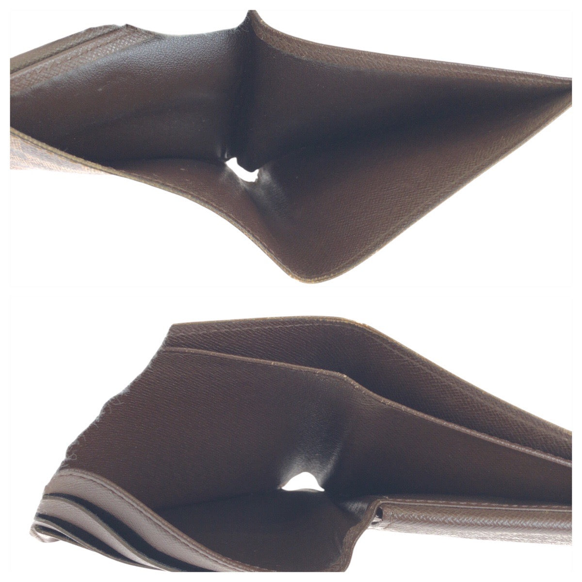 24387
LOUIS VUITTON ルイヴィトン ダミエ ポルトフォイユ マルコ ブラウン ゴールド金具 PVC N61675 折財布 コンパクトウォレット レディース AB14