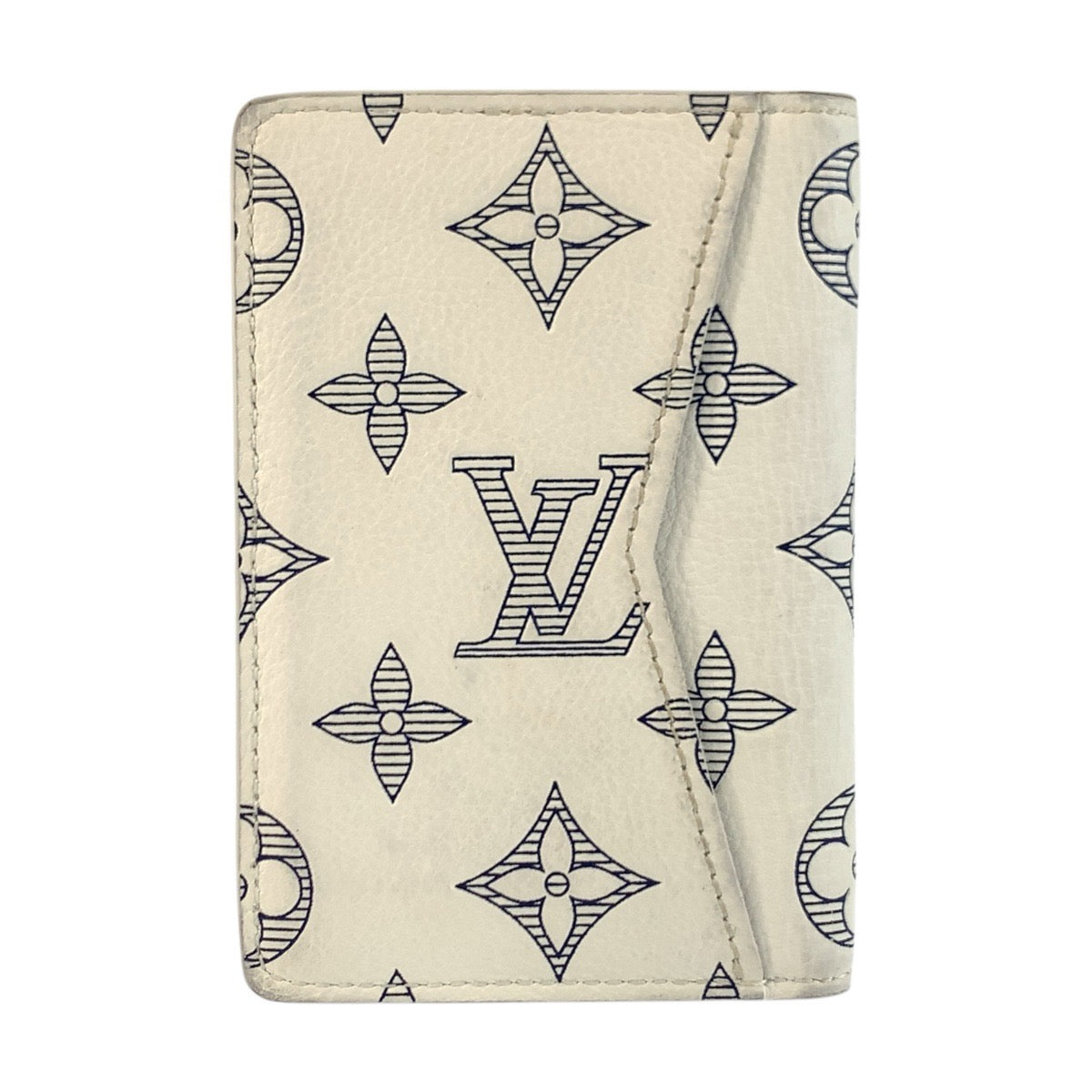 24388
LOUIS VUITTON ルイヴィトン モノグラム シャドウ オーガナイザー ドゥ ポッシュ ブロン ネイビー レザー M83377 カードケース 名刺入れ 男女兼用 レディース AB32