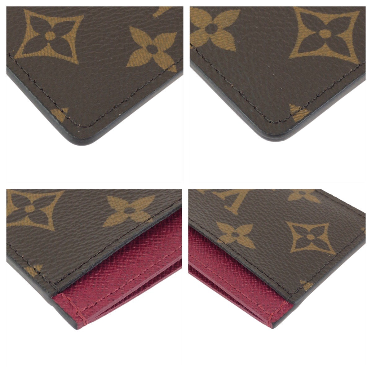 24389
LOUIS VUITTON ルイヴィトン モノグラム ブラウン フューシャ PVC M60703 カードケース 名刺入れ パスケース レディース SA32