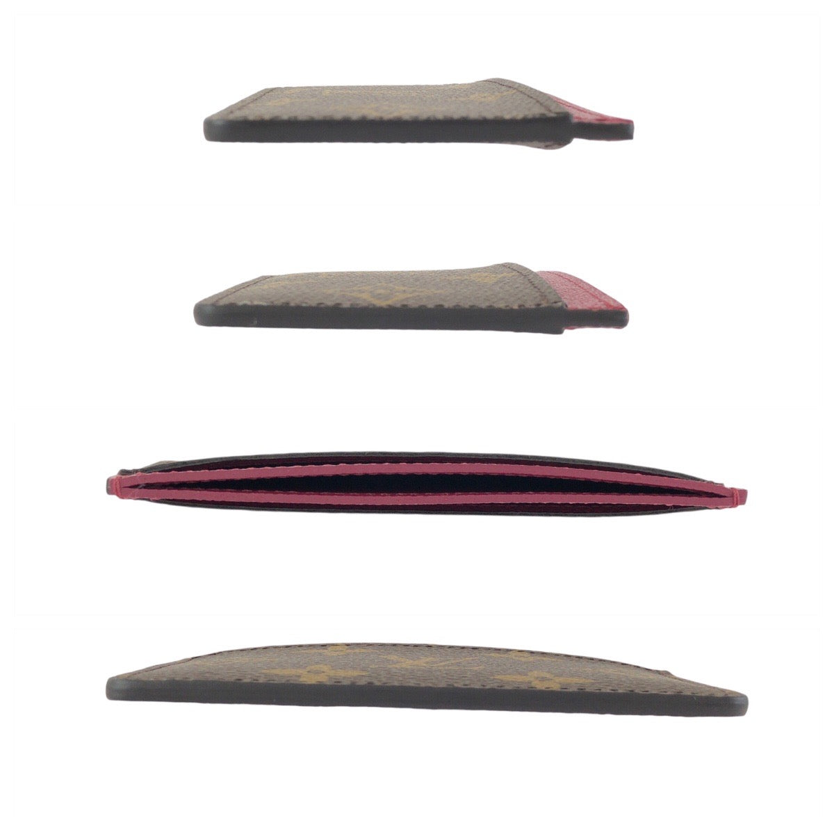 24389
LOUIS VUITTON ルイヴィトン モノグラム ブラウン フューシャ PVC M60703 カードケース 名刺入れ パスケース レディース SA32