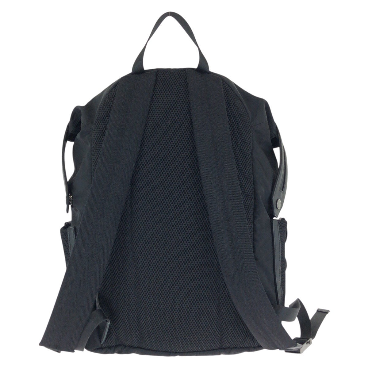 24394
FENDI フェンディ ズッカ ブラック 黒 シルバー金具 ナイロン / レザー 7VZ038 リュックサック バックパック レディース ABP49