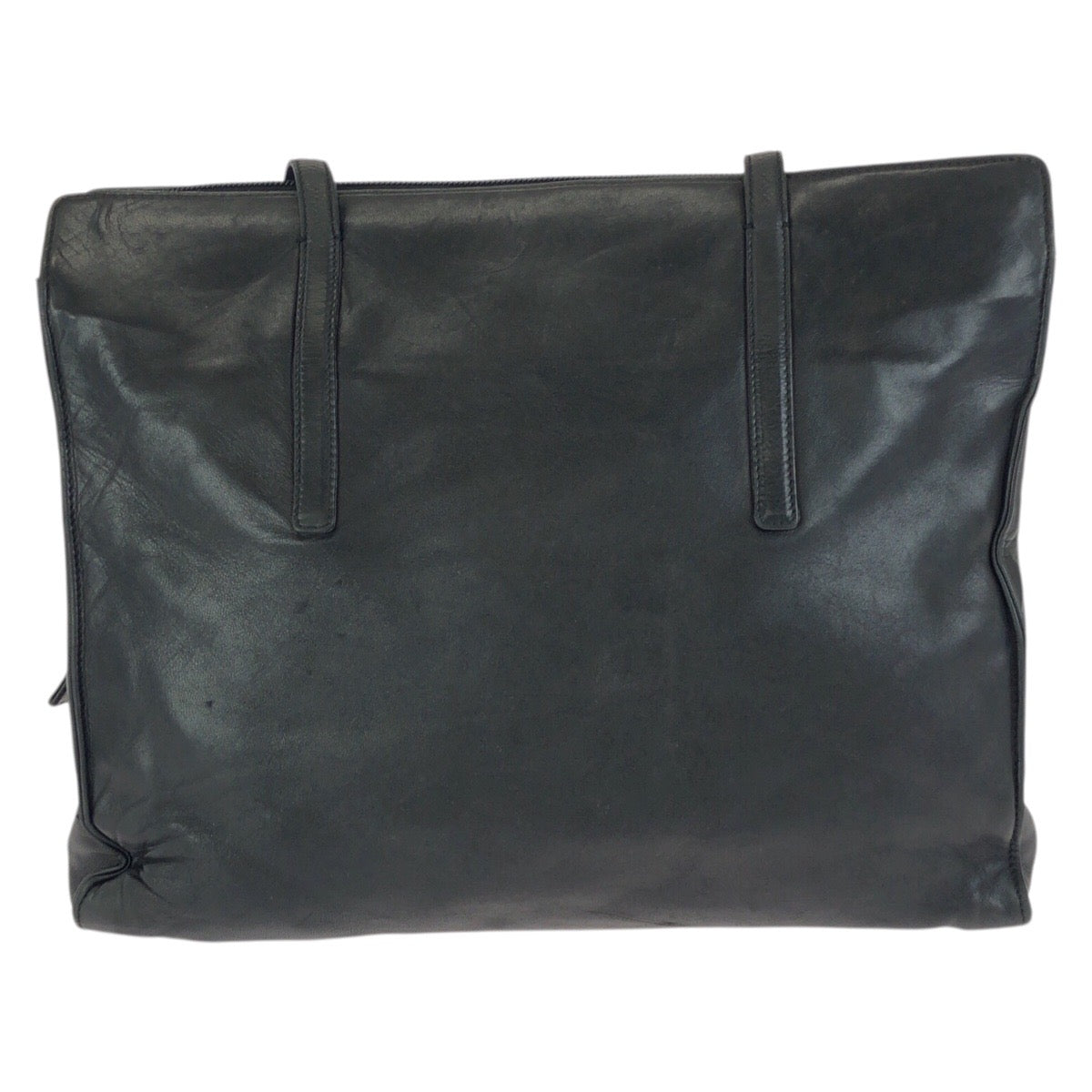 24395
PRADA プラダ ブラック 黒 シルバー金具 レザー ショルダーバッグ レディース AB14