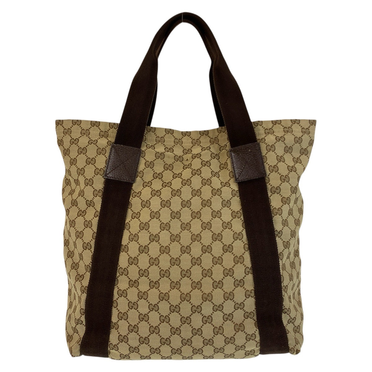 24400
GUCCI グッチ ベージュ ブラウン GGキャンバス 189669 トートバッグ ハンドバッグ レディース AB22