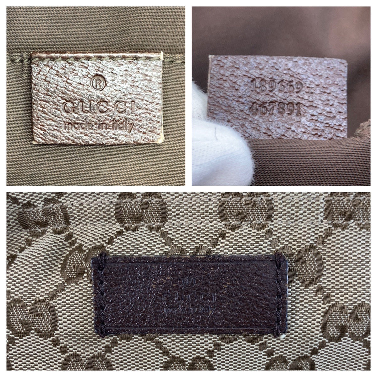 24400
GUCCI グッチ ベージュ ブラウン GGキャンバス 189669 トートバッグ ハンドバッグ レディース AB22