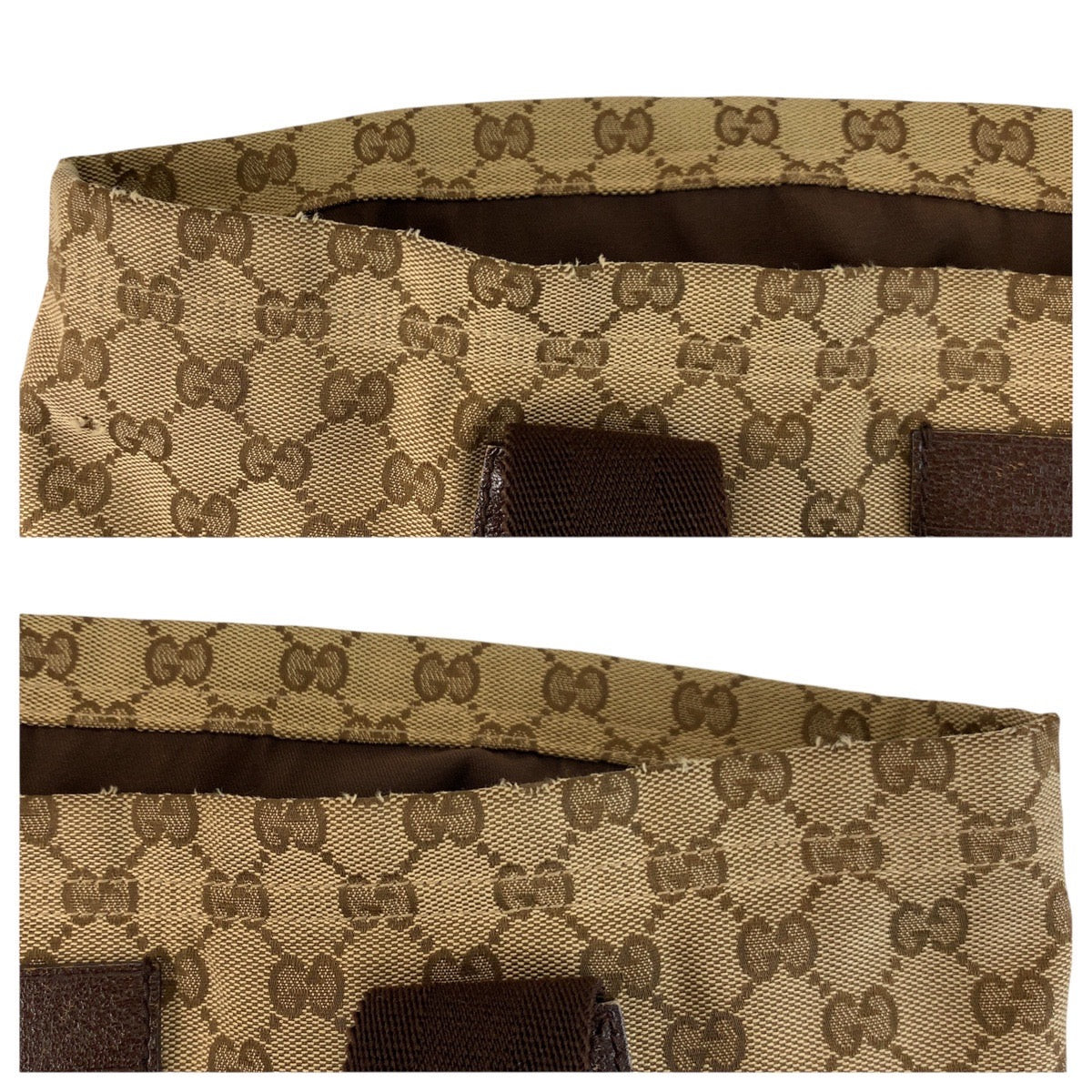 24400
GUCCI グッチ ベージュ ブラウン GGキャンバス 189669 トートバッグ ハンドバッグ レディース AB22