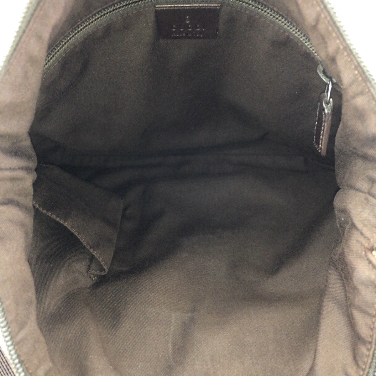24404
GUCCI グッチ パンチング ベージュ ブラウン シルバー金具 GGキャンバス / レザー 145857 ショルダーバッグ メッセンジャーバッグ レディース AB28