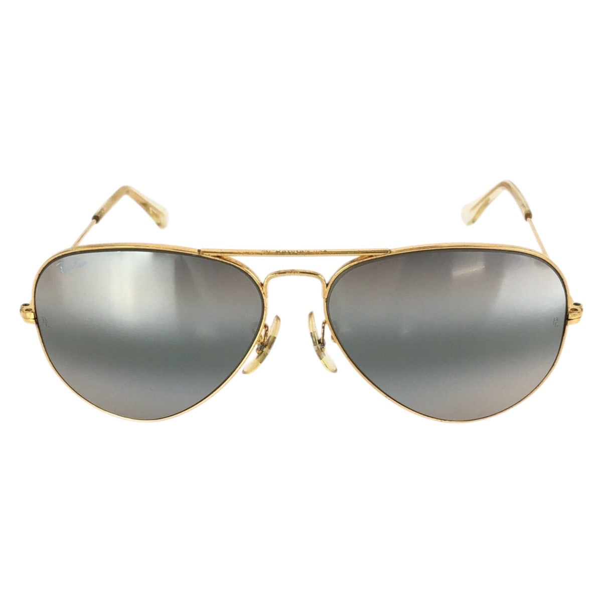 24405
Ray-Ban レイバン ボシュロム アビエーター ゴールド シルバー メッキ B&L 58□14 サングラス 男女兼用 ティアドロップ レディース ABP21