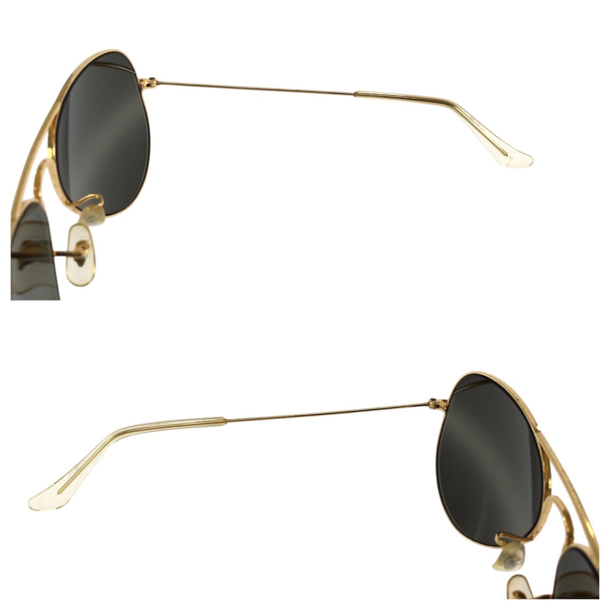 24405
Ray-Ban レイバン ボシュロム アビエーター ゴールド シルバー メッキ B&L 58□14 サングラス 男女兼用 ティアドロップ レディース ABP21