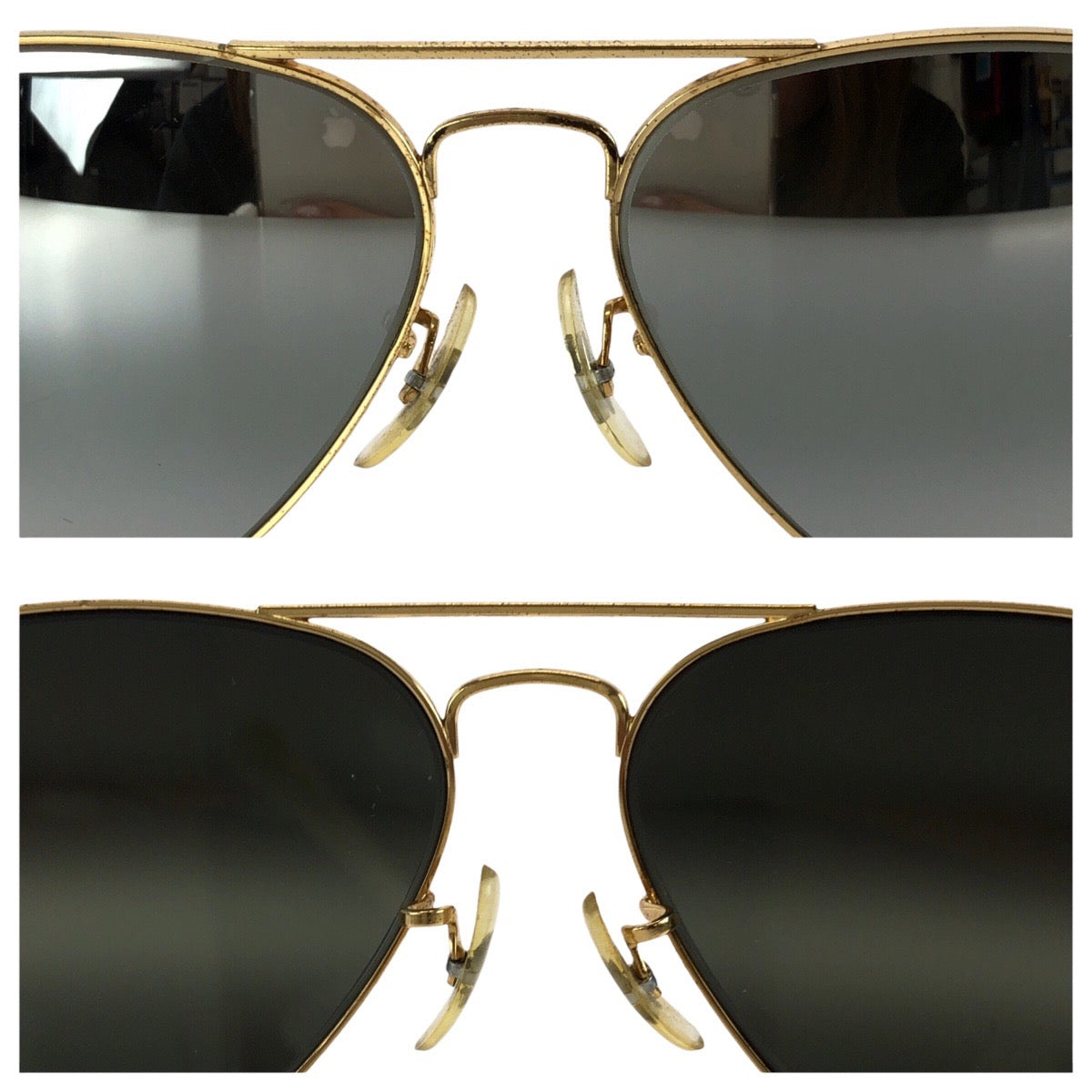 24405
Ray-Ban レイバン ボシュロム アビエーター ゴールド シルバー メッキ B&L 58□14 サングラス 男女兼用 ティアドロップ レディース ABP21