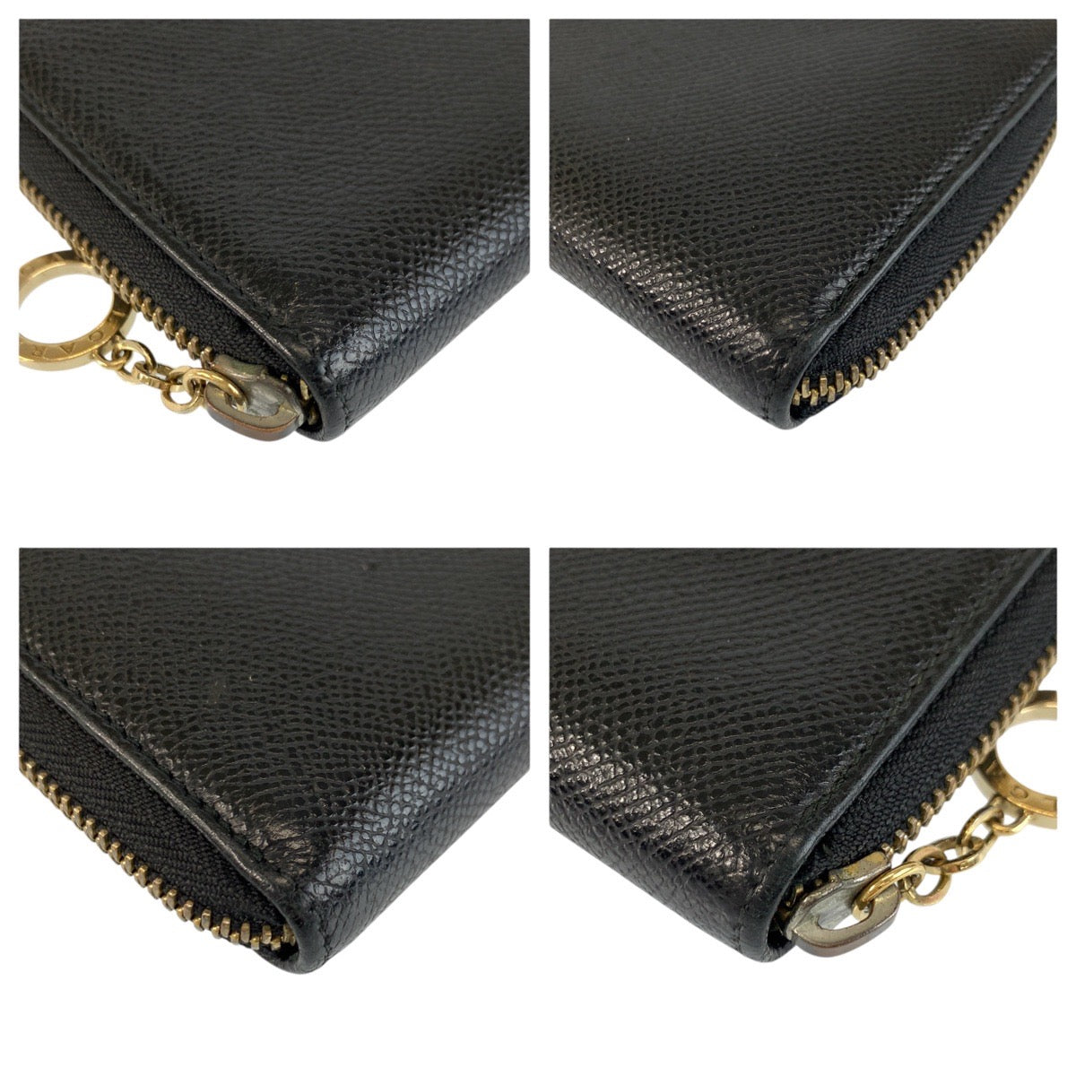 24406
BVLGARI ブルガリ ブラック 黒 ゴールド金具 レザー FG E16 280551 長財布 ロングウォレット メンズ ABP15