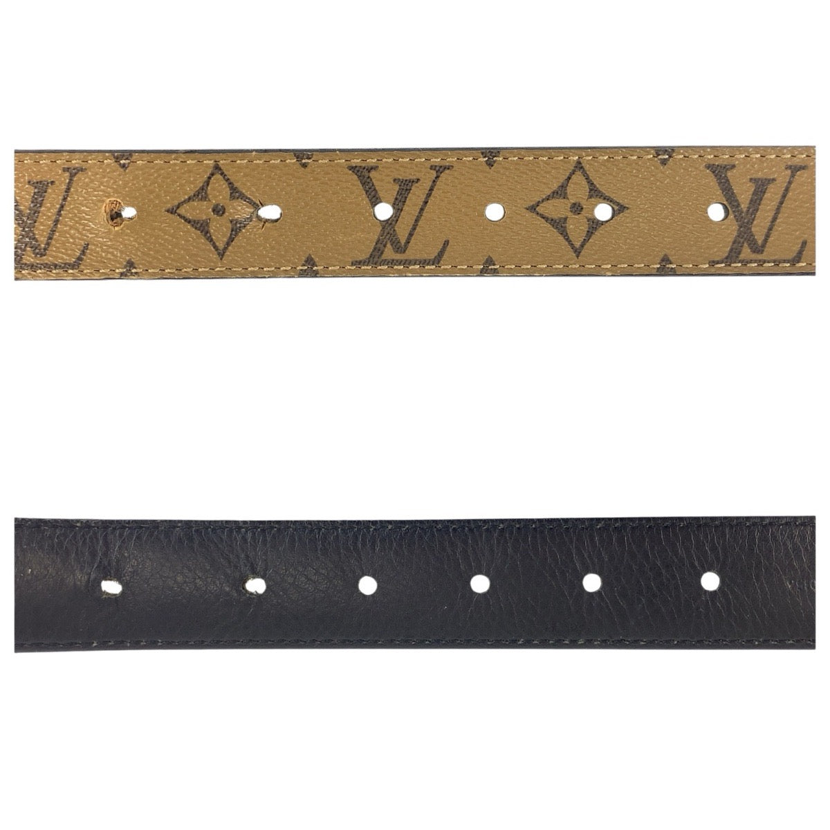 24409
LOUIS VUITTON ルイヴィトン モノグラムリバース サンチュール エセンシャルV 85cm/34インチ ブラウン ゴールド金具 レザー M9306 ベルト メンズ AB20