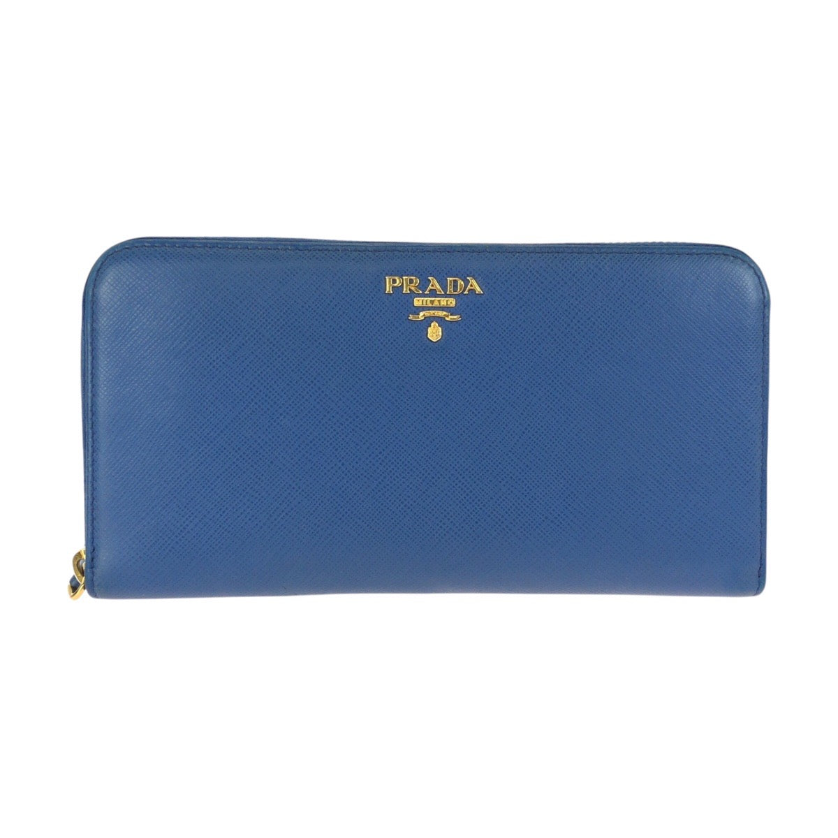 24411
PRADA プラダ サフィアーノ ラウンドファスナー ブルー ゴールド金具 レザー 長財布 ロングウォレット レディース ABP21