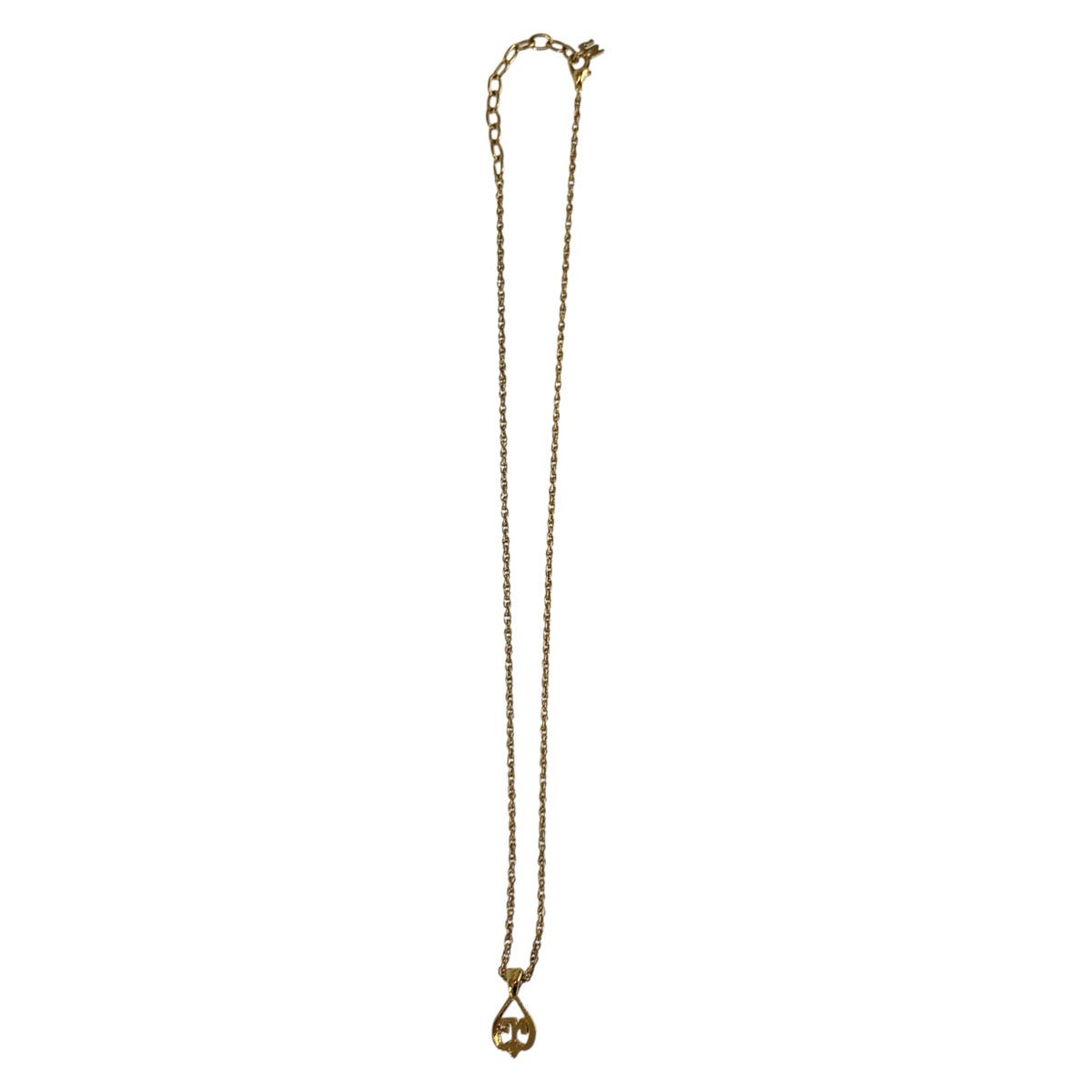 24412
NINA RICCI ニナリッチ ラインストーン ゴールド シルバー メッキ ネックレス レディース A4